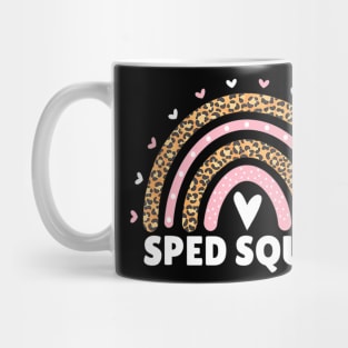 Sped Squad Rainbow Special Education Teacher Mug